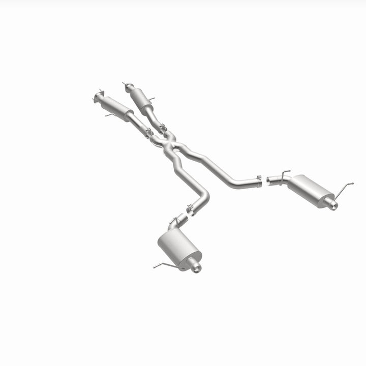 MagnaFlow 12 Jeep Grand Cherokee V8 6.4L Dual Split Rear Exit Stainless Cat Back Performance Exhaust.