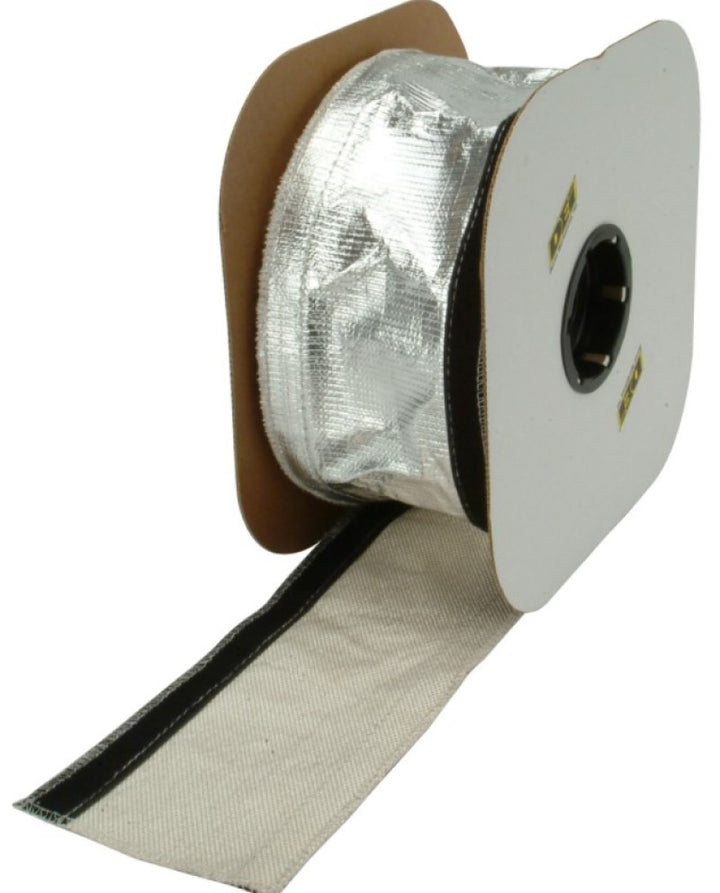 DEI Heat Shroud 2-1/2in x 50ft Spool - Aluminized Sleeving-Hook and Loop Edge.