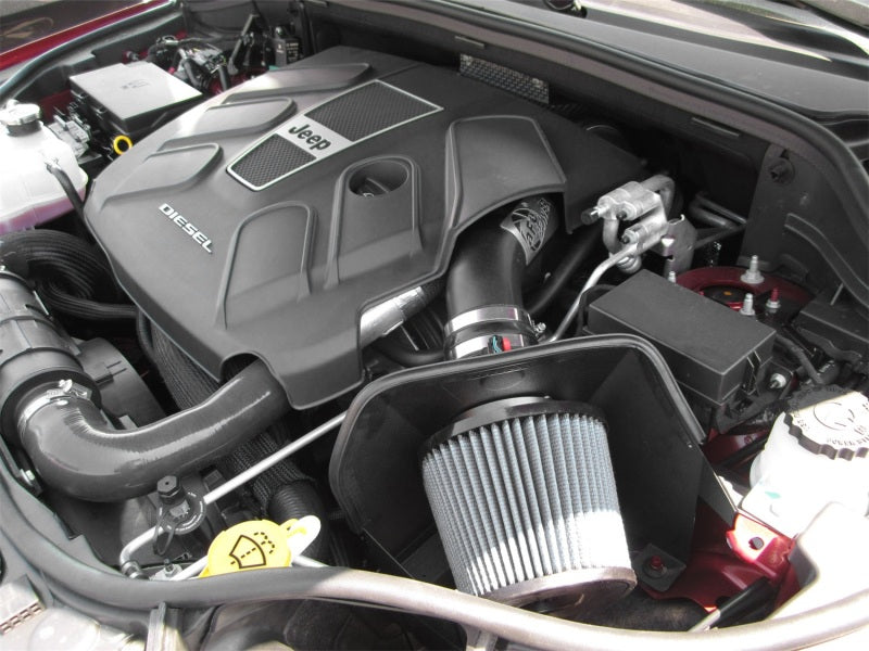 aFe MagnumFORCE Intake System Stage-2 Pro DRY S 2014 Jeep Cherokee V6 3.0L EcoDiesel.