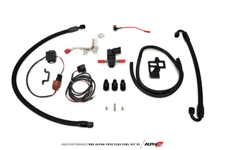 AMS Performance Q50/Q60 Red Alpha Flex Fuel Kit V2.