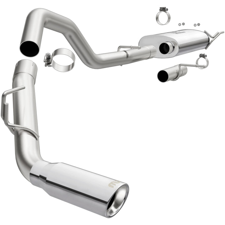 MagnaFlow CatBack 18-19 Ford Expedition V6 3.5L Gas 3in Polished Stainless Exhaust.