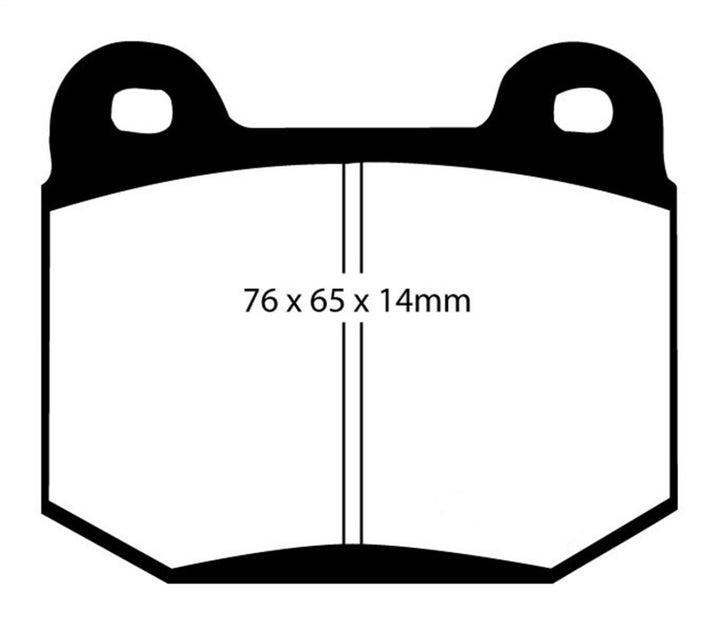 EBC 03-04 Infiniti G35 3.5 (Manual) (Brembo) Redstuff Rear Brake Pads.