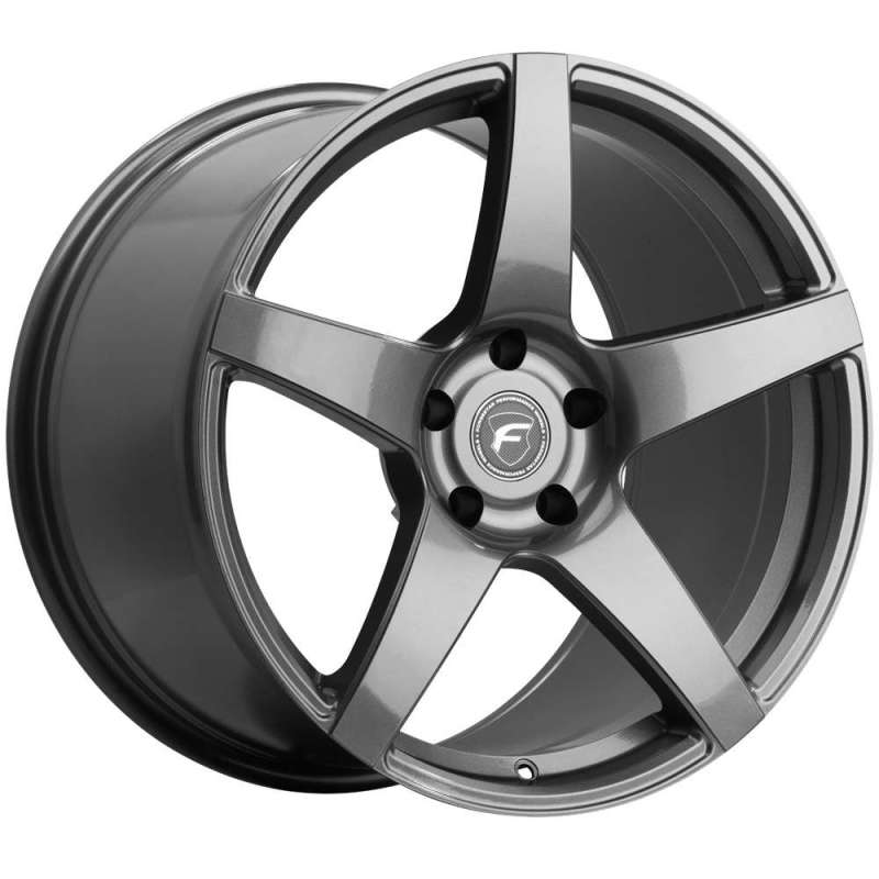 Forgestar CF5 18x9 / 5x114.3 BP / ET35 / 6.5in BS Gloss Anthracite Wheel.