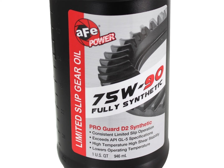 aFe Power Front Diff Cover w/ 75W-90 Gear Oil 5/94-12 Ford Diesel Trucks V8 7.3/6.0/6.4/6.7L (td).