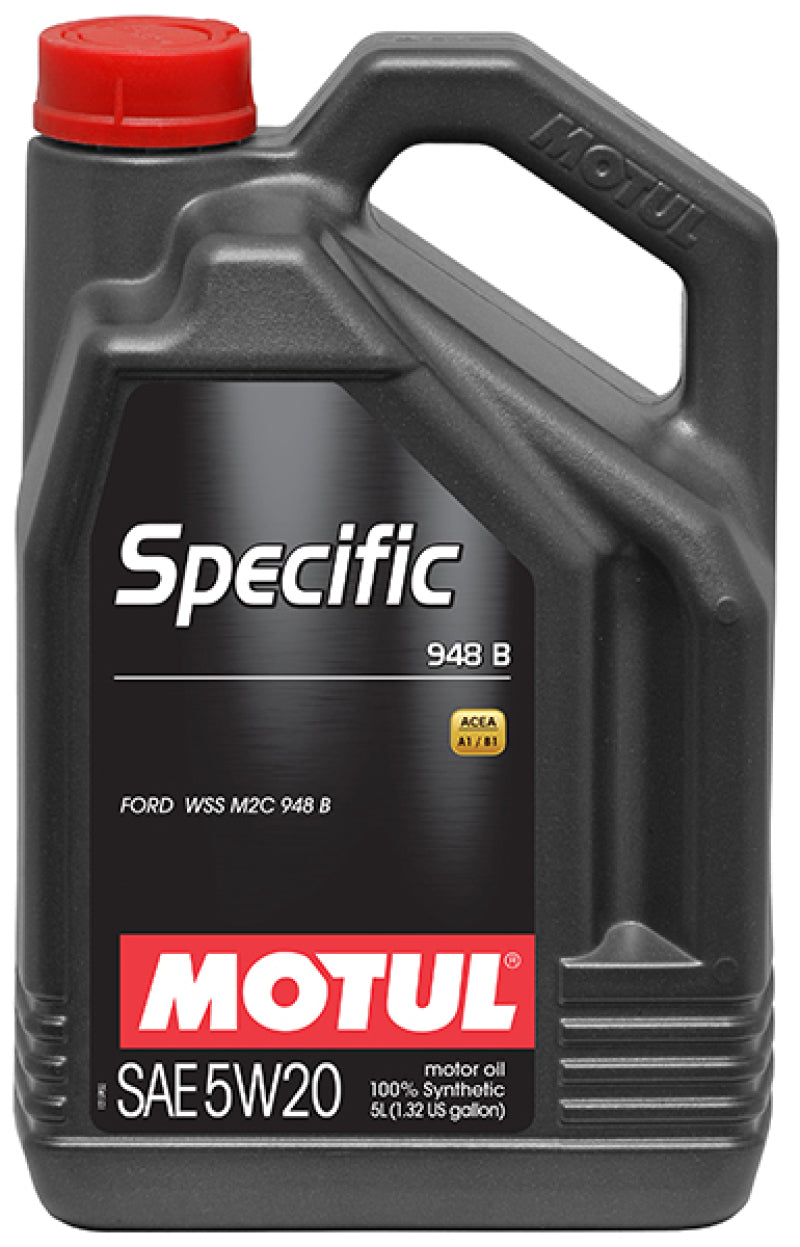 Motul 5L Specific 948B 5W20 Oil.