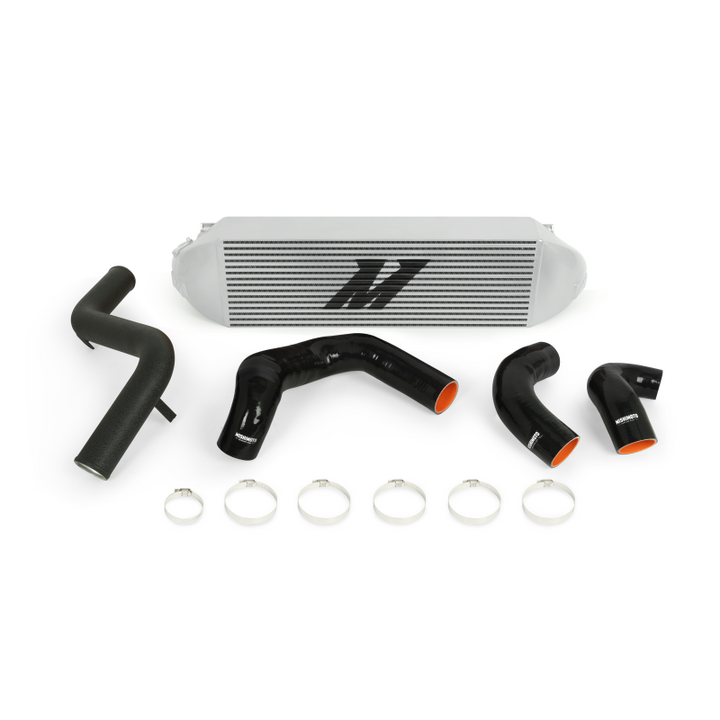 Mishimoto 2013+ Ford Focus ST Silver Intercooler w/ Black Pipes.