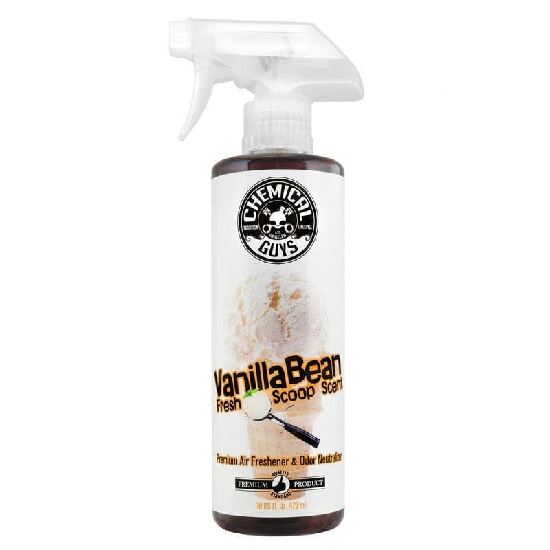 Chemical Guys Vanilla Bean Air Freshener & Odor Eliminator - 16oz.