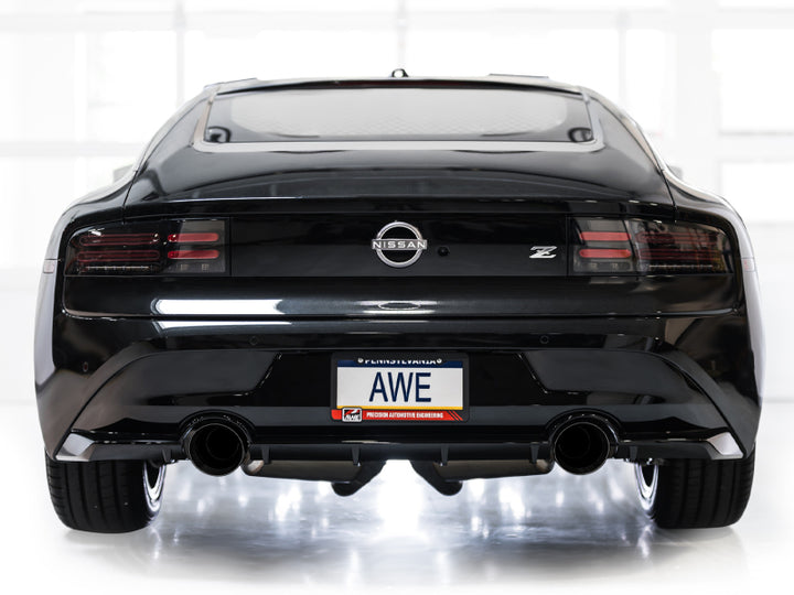 AWE 2023 Nissan Z RZ34 RWD Track Edition Catback Exhaust System w/ Diamond Black Tips.