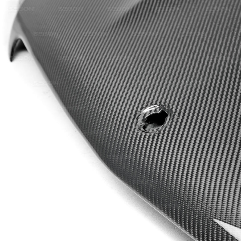 Seibon 12-14 Mercedes C-Class GT Style Carbon Fiber Hood.