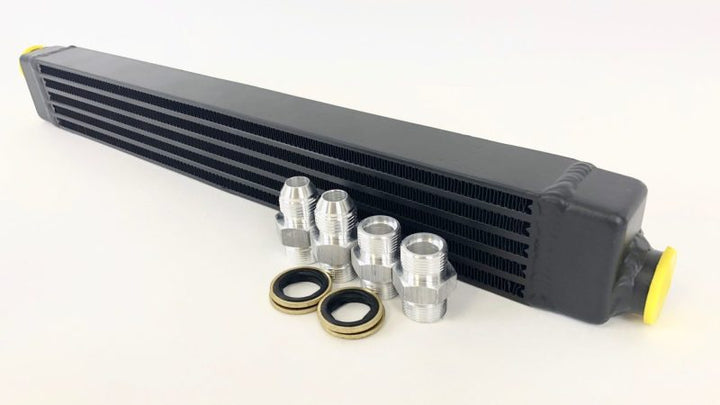 CSF 82-94 BMW 3 Series (E30) High Performance Oil Cooler w/-10AN Male & OEM Fittings.