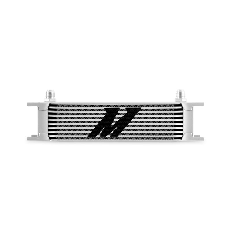 Mishimoto Universal -8AN 10 Row Oil Cooler - Silver.