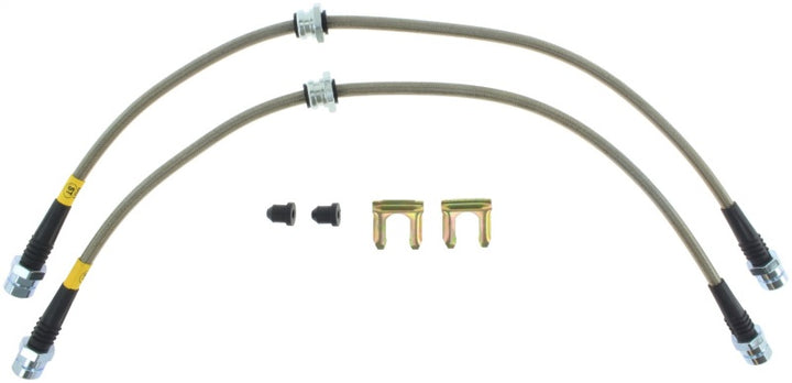 StopTech 08-12 VW Golf R32/Golf R Front Stainless Steel Brake Line Kit.