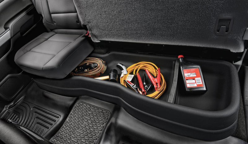 Husky Liners 14-21 Toyota Tundra Double Cab Under Seat Storage Box (w/o Factory Subwoofer).