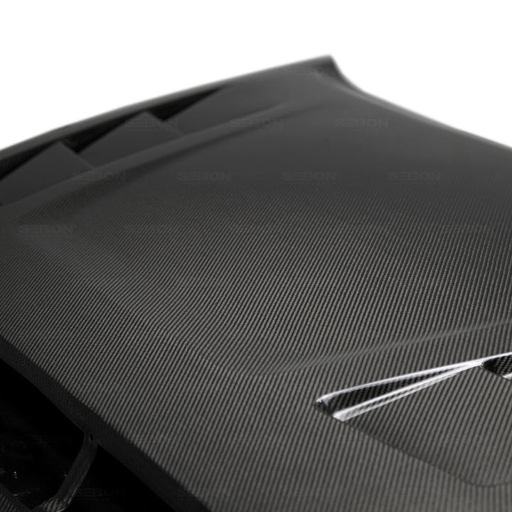 Seibon 14-20 Toyota Tundra TS-Style Carbon Fiber Hood.