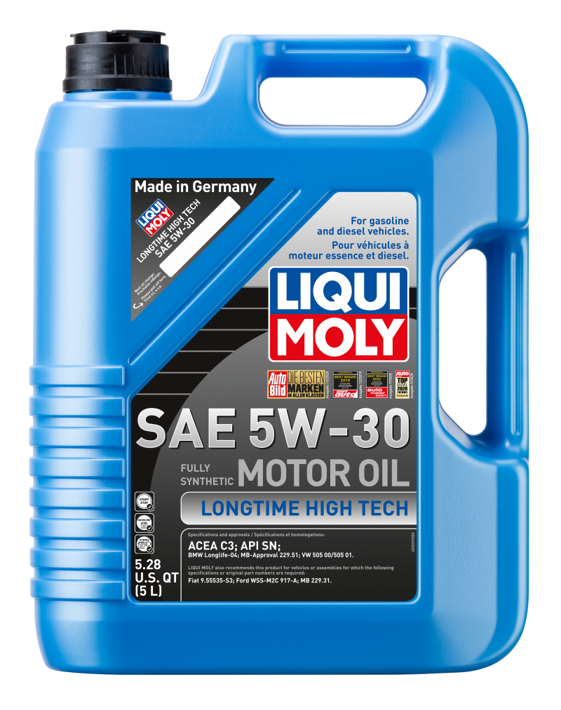 LIQUI MOLY 5L Longtime High Tech Motor Oil SAE 5W30.