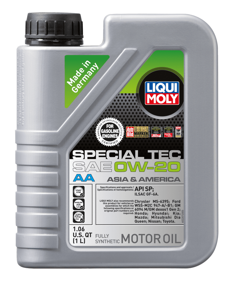 LIQUI MOLY 1L Special Tec AA Motor Oil SAE 0W20.