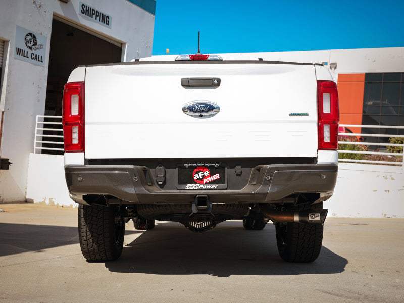aFe Apollo GT Series 3in 409 SS Axle-Back Exhaust 2019 Ford Ranger 2.3L w/ Black Tips.