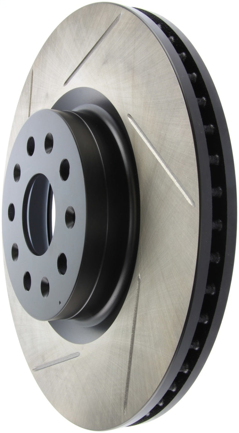 StopTech Sport Slot 16-18 Cadillac CT6 Slotted Front Right Rotor.