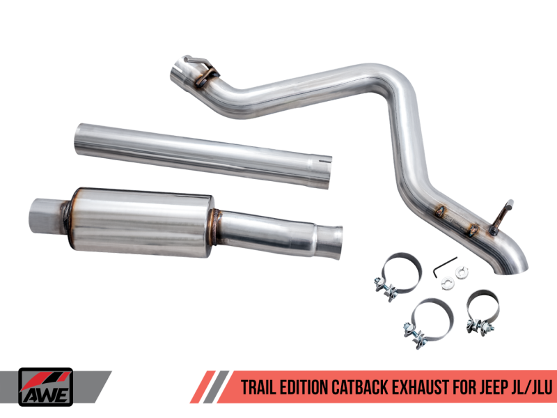 AWE Tuning 20-21 Jeep Gladiator JT 3.6L Trail Edition Cat-Back Exhaust.