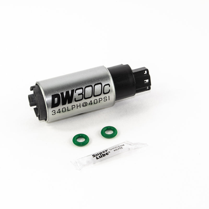 DeatschWerks 340lph DW300C Compact Fuel Pump w/ 02-06 RSX Set Up Kit (w/o Mounting Clips).
