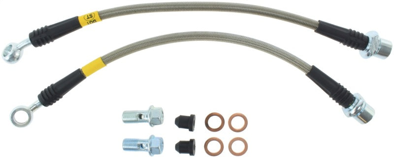 StopTech 00-05 Celica GT-S/05-08 Scion tC Stainless Steel Rear Brake Lines.