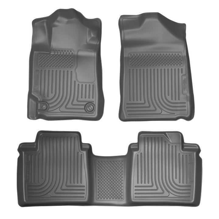 Husky Liners 07-11 Toyota Camry (All) WeatherBeater Combo Gray Floor Liners (One Piece for 2nd Row).