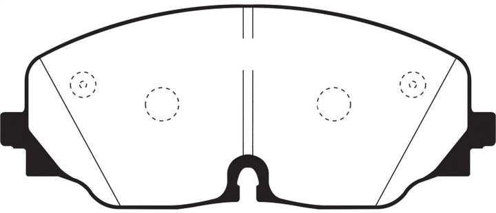 EBC 2017+ Volkswagen Atlas 2.0L Turbo Greenstuff Front Brake Pads.