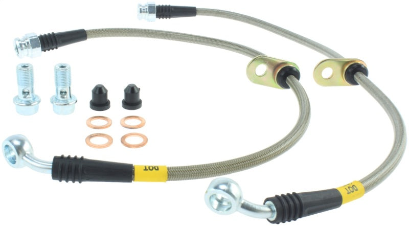 StopTech 94-01 Integra / 99-00 Civic Si w/Rear Disc Brakes Rear SS Brake Lines.