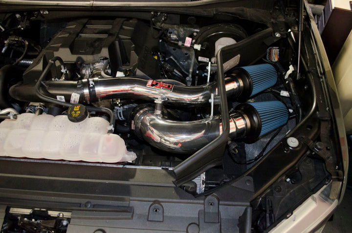 Injen 2015+ Ford F-150 V6 2.7L/3.5L EcoBoost Polished Short Ram Intake (Includes Heat Shield).