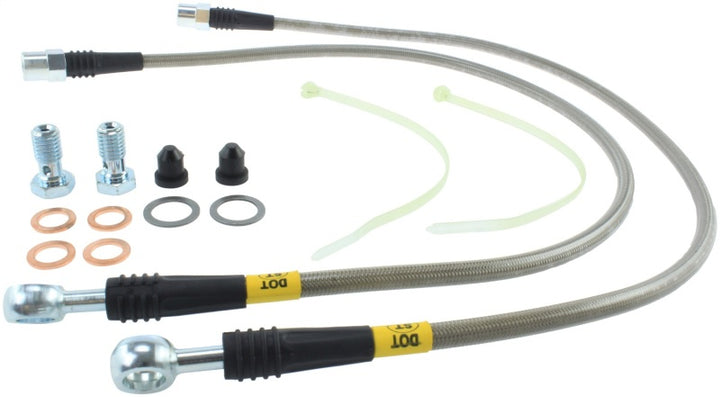 StopTech 00-06 BMW X5 Stainless Steel Rear Brake Line Kit.