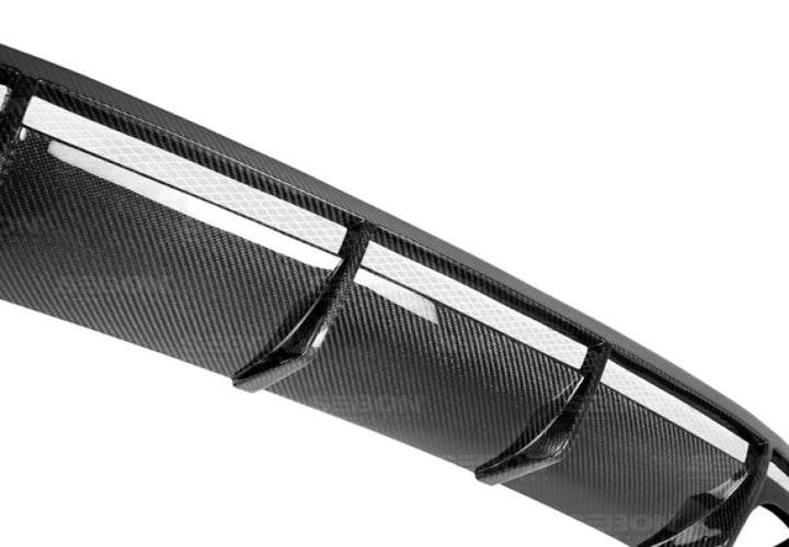 Seibon 14 Lexus IS350 F Sport RF-Style Carbon Fiber Rear Lip.