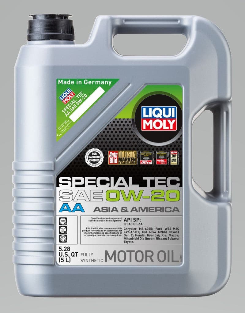 LIQUI MOLY 5L Special Tec AA Motor Oil SAE 0W20.