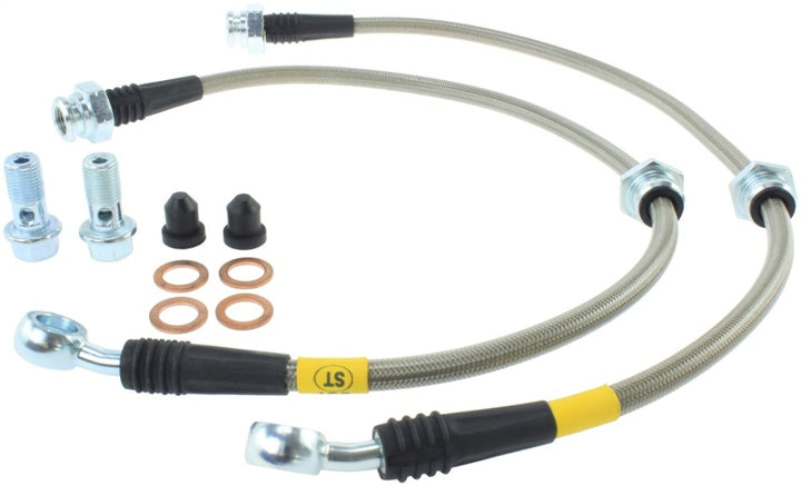 StopTech 00-06 Nissan Sentra Stainless Steel Front Brake Lines.