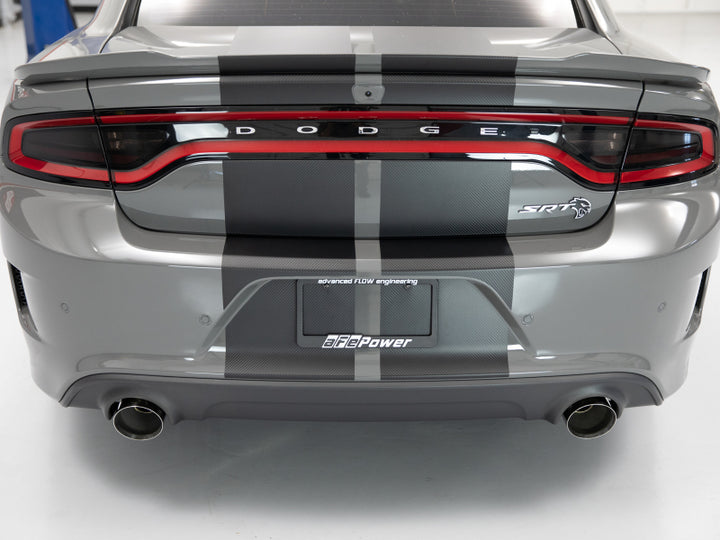 aFe MACH Force-XP 4-1/2in Polished OE Replacement Exhaust Tips - 15-19 Dodge Charger/Hellcat.