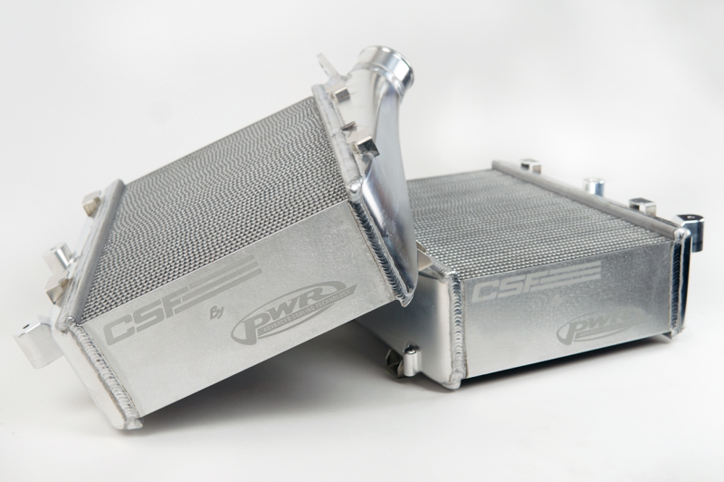 CSF 2020+ Audi C8 RS6/RS7 High-Performance Intercooler System (OEM PN 4K0 145 805 P / 4K0 145 806 B).