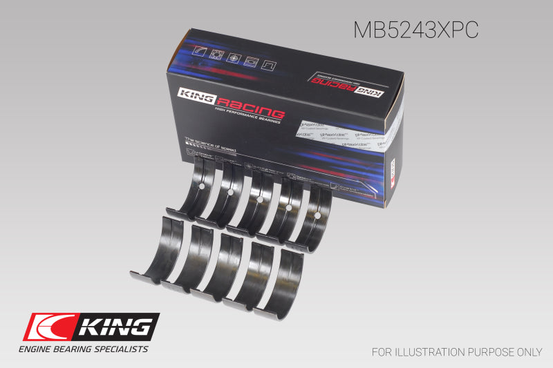 King Nissan SR20DE/DET (2.0L) (Size STD) Performance Coated Main Bearing Set.