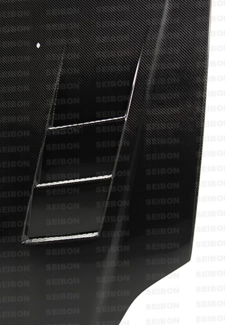 Seibon 99-00 Honda Civic (EM1/EJ6/7/8/EK9) TS-Style Carbon Fiber Hood.