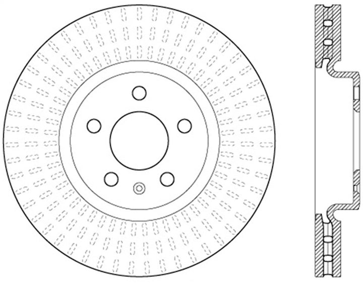 StopTech Slotted Sport Brake Rotor.