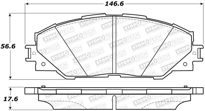 StopTech Street Brake Pads.