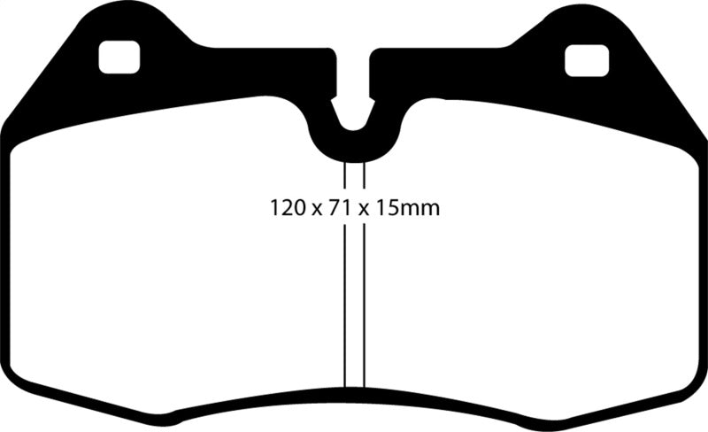 EBC 03-04 Infiniti G35 3.5 (Manual) (Brembo) Yellowstuff Front Brake Pads.