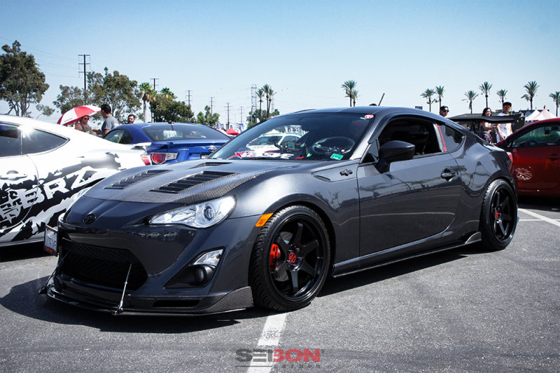 Seibon 12-13 BRZ/FRS VT Style Carbon Fiber Hood.