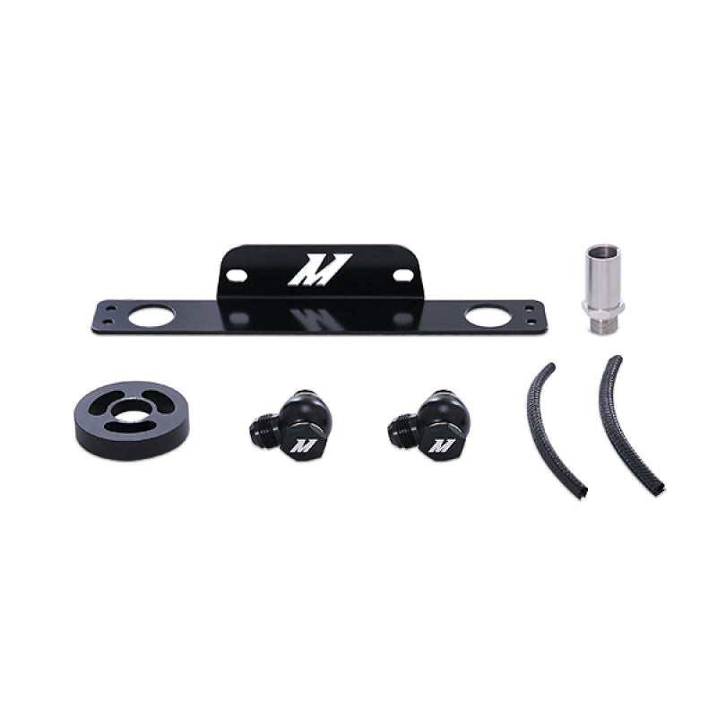 Mishimoto 10-15 Chevrolet Camaro SS Thermostatic Oil Cooler Kit - Black.