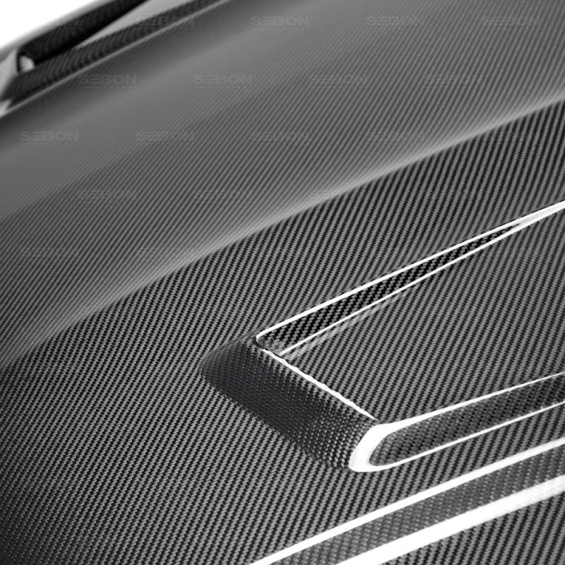 Seibon 12-14 Mercedes C-Class GT Style Carbon Fiber Hood.