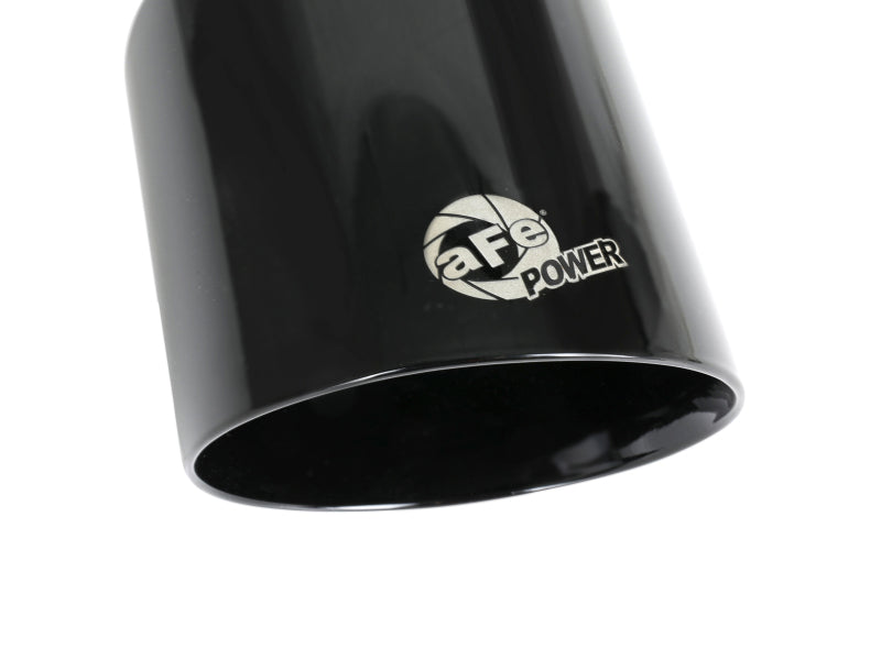 aFe MACH Force-XP 4-1/2in Black OE Replacement Exhaust Tips - 15-19 Dodge Charger/Hellcat.
