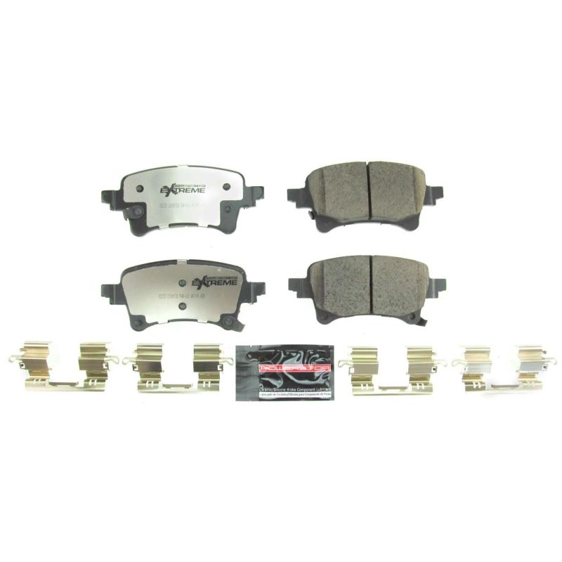 Power Stop 2020 Jeep Gladiator Rear Z36 Truck & Tow Brake Pads w/Hardware.