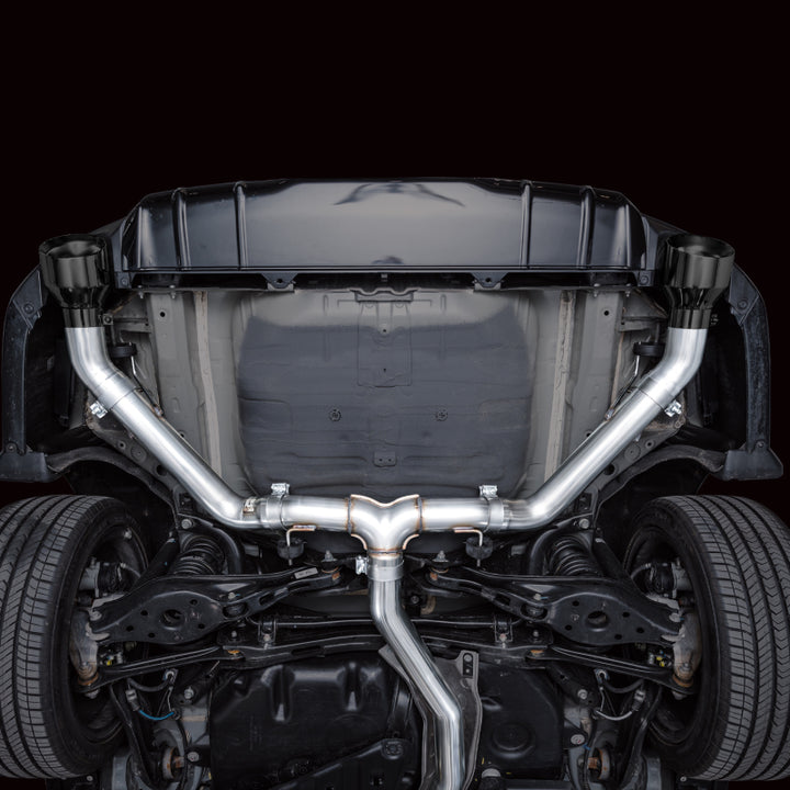 AWE Tuning 22+ Honda Civic Si/Acura Integra Track Edition Catback Exhaust - Dual Diamond Black Tips