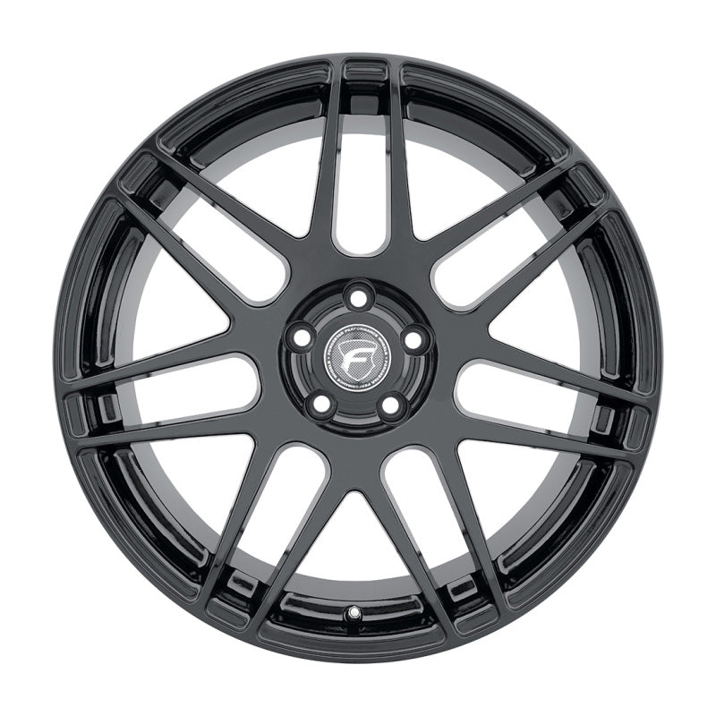 Forgestar F14 20x9.0 / 5x120 BP / ET35 / 6.4in BS Gloss Black Wheel.