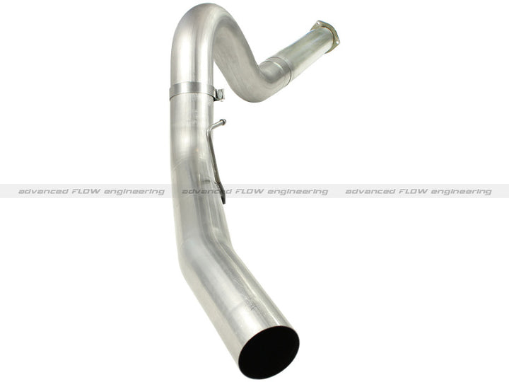 aFe MACHForce XP 5in DPF-Back Stainless Steel Exh Sys, No tip,Ford Diesel Trucks 11-14 V8-6.7L.