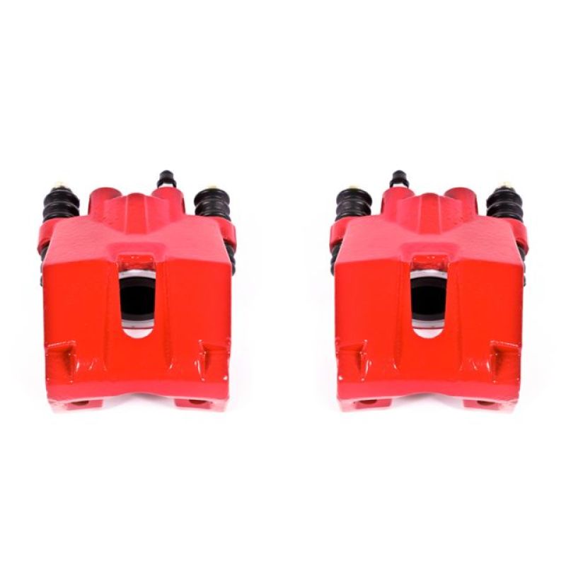 Power Stop 04-11 Ford F-150 Rear Red Calipers w/o Brackets - Pair.