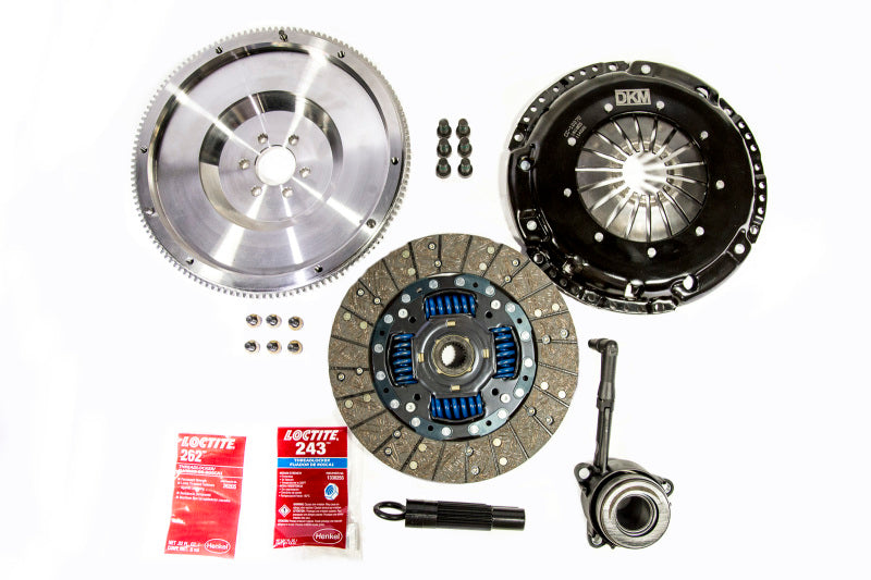 DKM Clutch 2.0 VW/Audi A3 FSI 6 Bolt Sprung Organic MB Clutch w/Steel Flywheel (440 ft/lbs Torque).